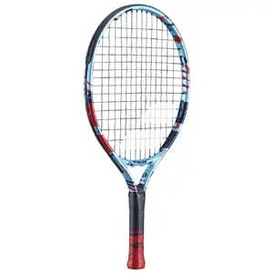 Alumīnija tenisa rakete Babolat Ballfighter 17 – 400 cm² galva, 138 g, platums 432 mm, zilā/sarkanā/tumši zilā