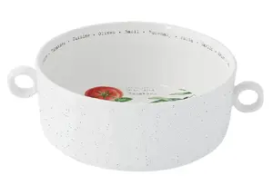 Ceramic Serving Bowl with Handles 20 cm, EASY LIFE HOME & KITCHEN