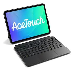 Folio keyboard case Inateck KB04122 for 11" iPad — QWERTZ layout, Bluetooth, 500 mAh battery, 450 g