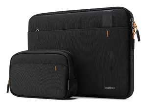 Sleeve case Inateck LB01011 for 33 cm (13") laptops, black, 1 front pocket, carrying handle