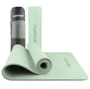 Yoga mat Tunturi Yogamat 8mm Mint – 8 mm thickness, non-slip exercise mat