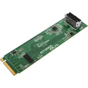 ICY DOCK MB309A5 M.2 NVMe PCIe 5.0 SSD adapters uz MCIO 4i ar riseri