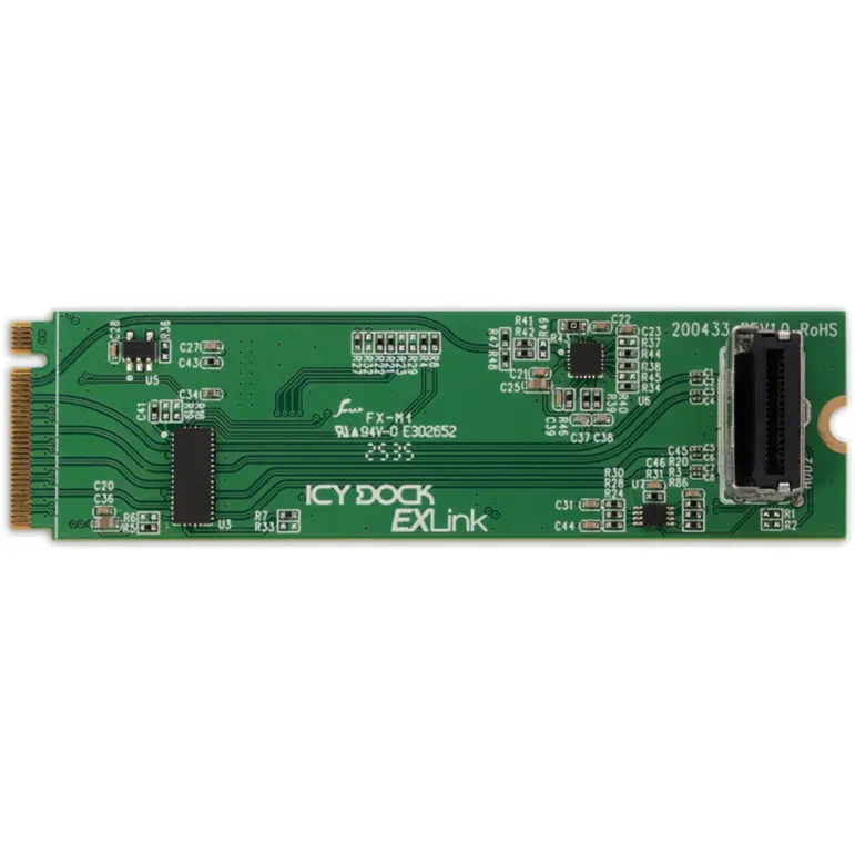 ICY DOCK MB309A5 M.2 NVMe uz MCIO 4i PCIe 5.0 adapters Photo 3