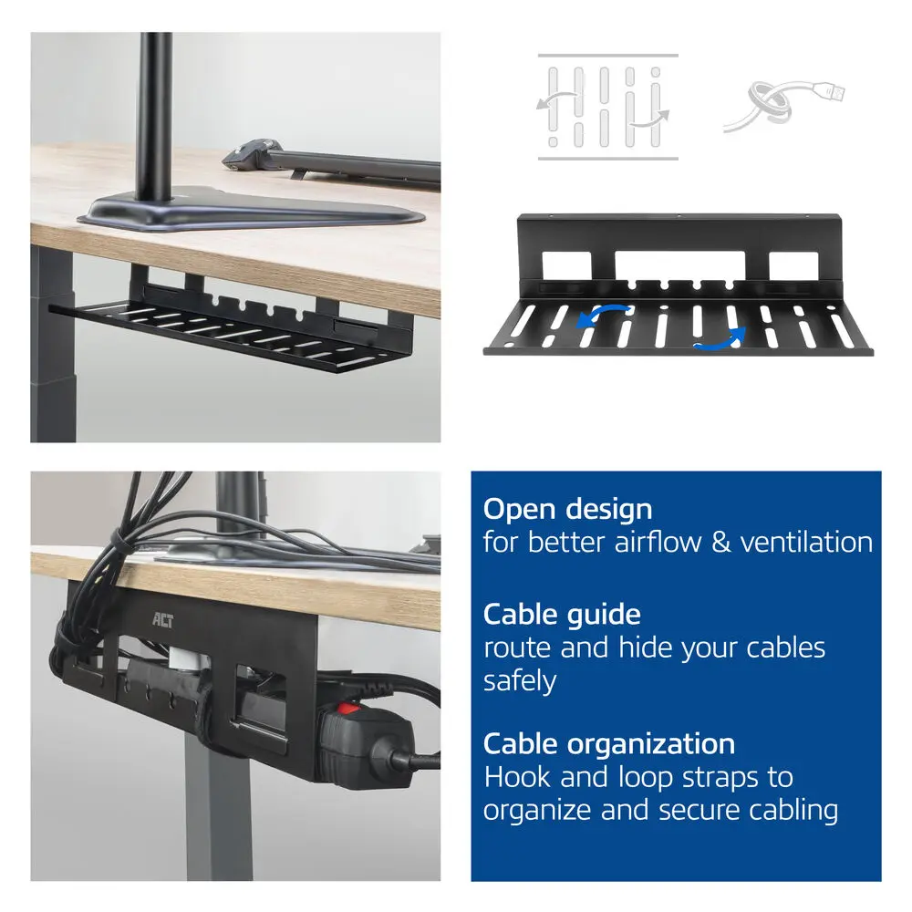 ACT AC8380 Under-desk Cable Management Tray Photo 6