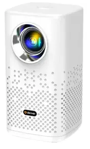 Denver PR-4700 Short Throw Data Projector LCD 150 ANSI Lumens UHD 4K Resolution Battery Powered White
