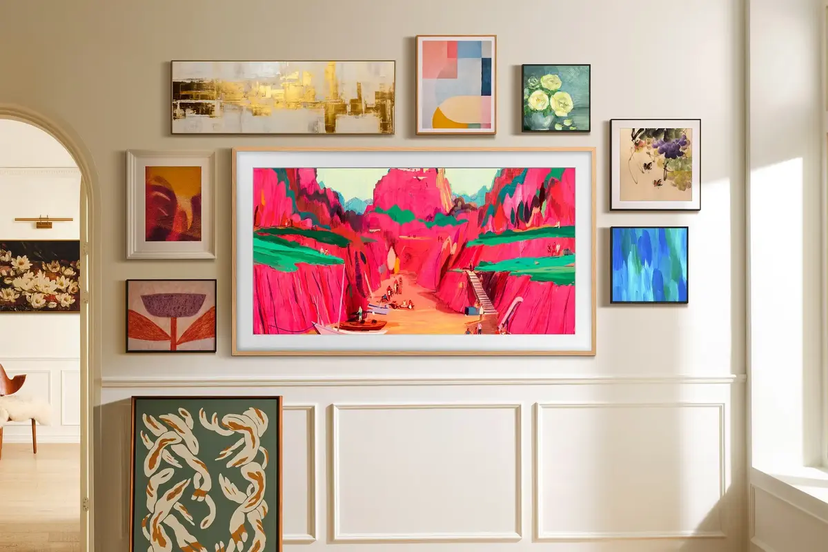 Samsung The Frame GQ85LS03FWU 85" Neo QLED 4K Photo 3