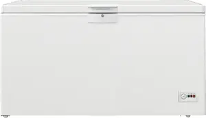 Морозильный ларь BEKO HSM46740 — автономный, 451 л, 4 звезды, заморозка 20,5 кг/24ч, класс энергии E, белый