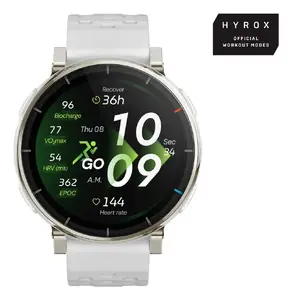 Smartwatch Amazfit Active 3 — 3.35 cm (1.32") AMOLED, 466×466, Touchscreen, GPS, 365 mAh, Silicone band