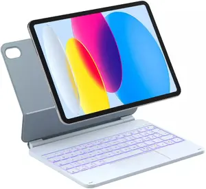 Inateck Keyboard case for iPad 10" QWERTZ — blue