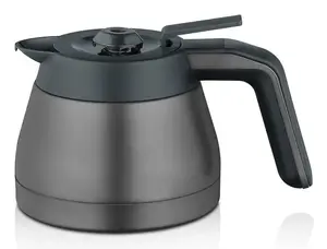 Jug for Severin coffee machines, model TK 5571 — 1.1 L, brushed steel/black, 220×165×135 mm