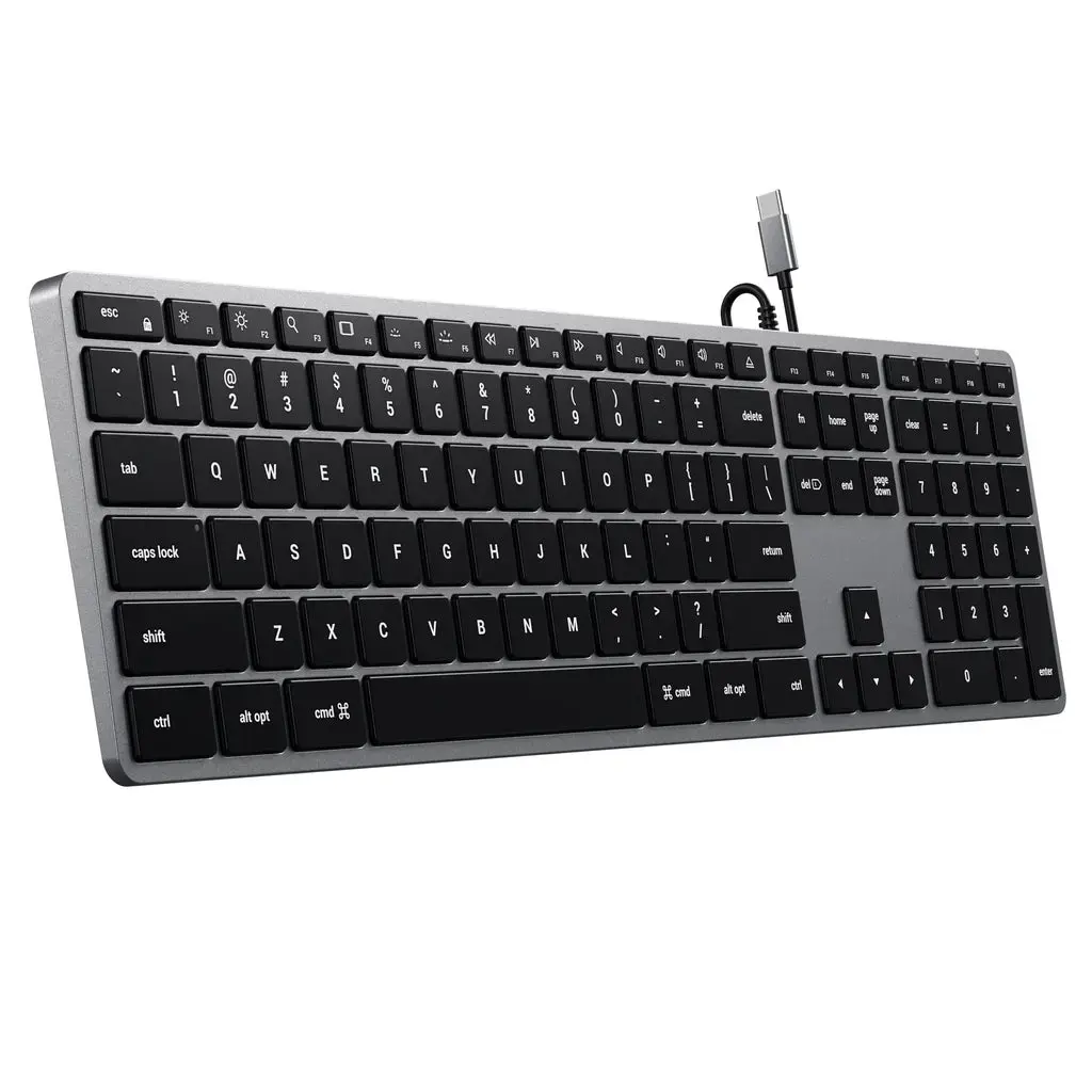 Keyboard Satechi Slim W3 wired USB QWERTZ Photo 2