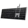 Keyboard Satechi Slim W3 wired USB QWERTZ Photo 3