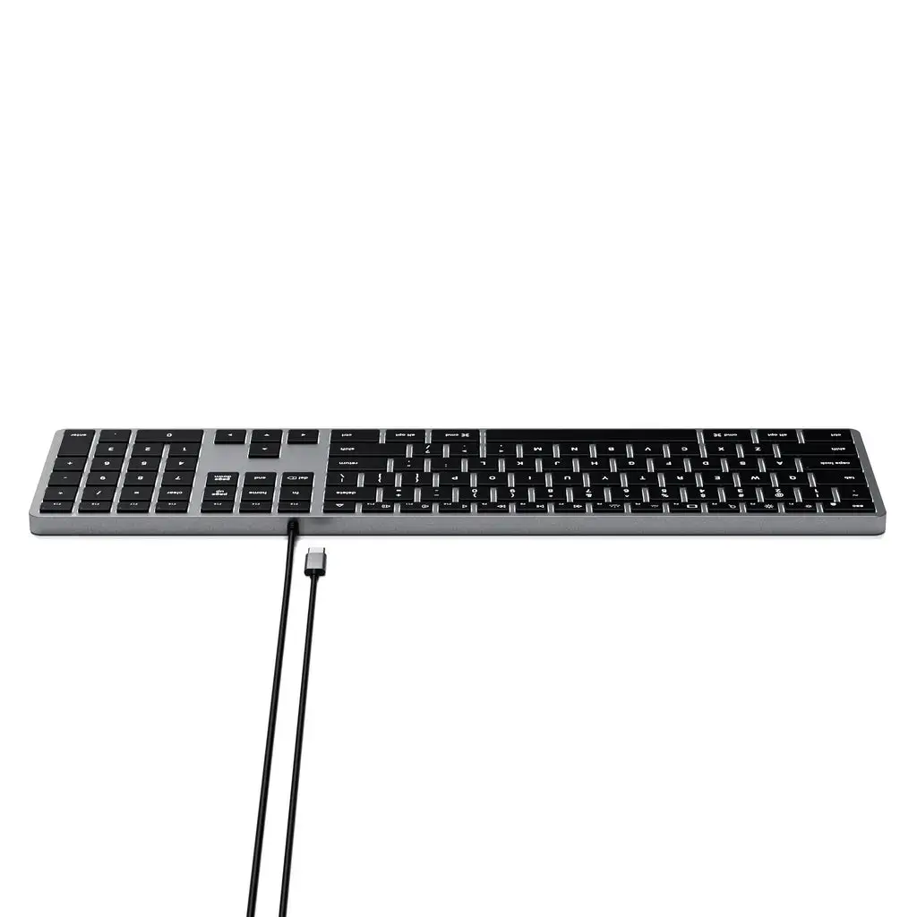 Keyboard Satechi Slim W3 wired USB QWERTZ Photo 5