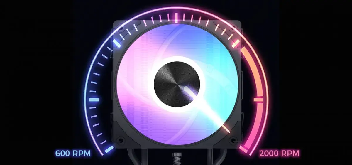 MODECOM Volcano 0C T101 ARGB 120 CPU air cooler Photo 8