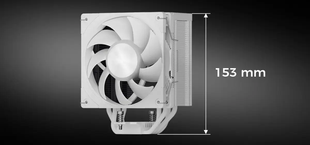 MODECOM Volcano 0C T201 120 white — кулер для CPU Photo 7