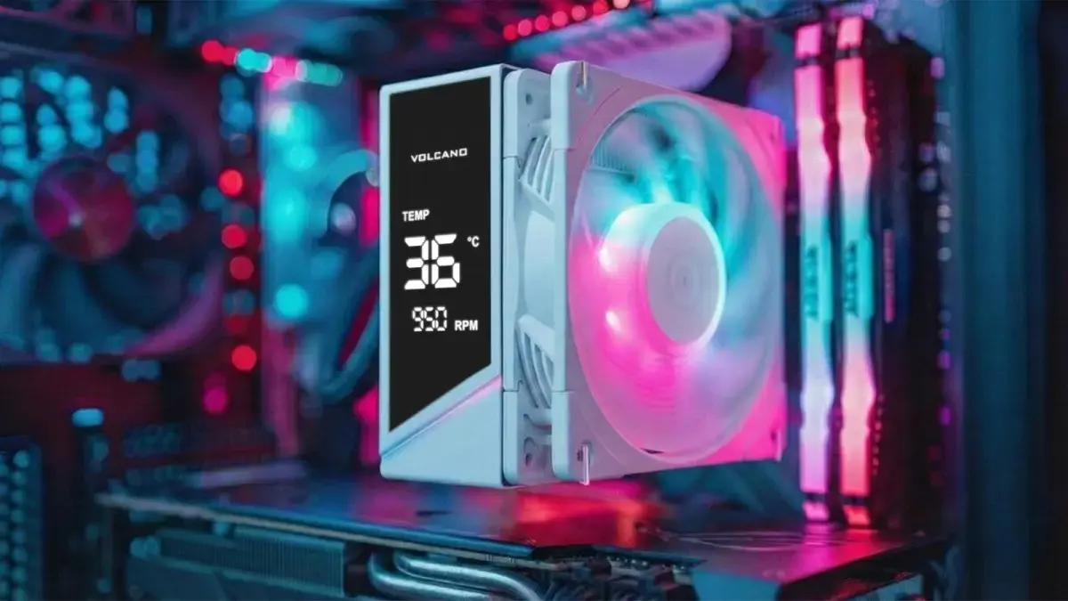 MODECOM Volcano 0C T202 LCD ARGB 120 кулер CPU Photo 11