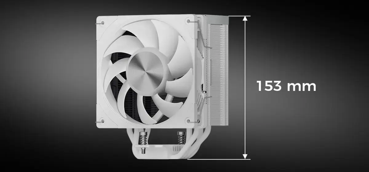 MODECOM Volcano 0C T721 120 white CPU air cooler Photo 7