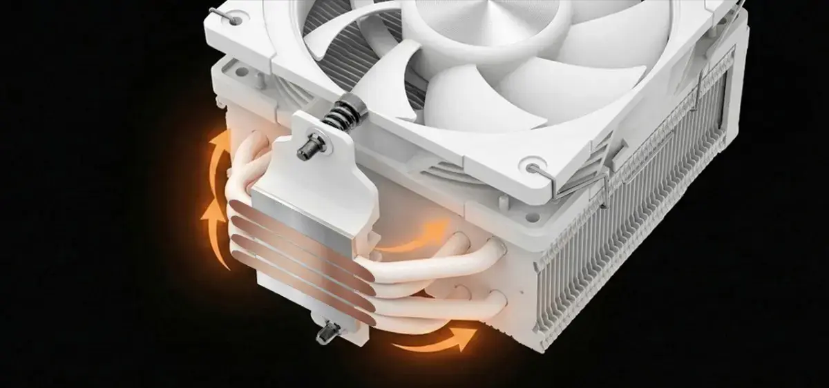 MODECOM Volcano 0C T721 120 white CPU air cooler Photo 8