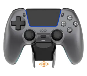 Spēļu kontrolieris Deltaco GAM-199 Steel Gray — Bluetooth/USB, USB-C, Iebūvētā litija baterija, PS5/Android/iOS