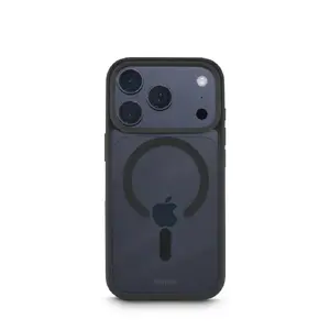 Чехол HAMA Frame Protect для Apple iPhone 17 Pro, накладка для экрана до 16 см (6,3"), прозрачный и чёрный