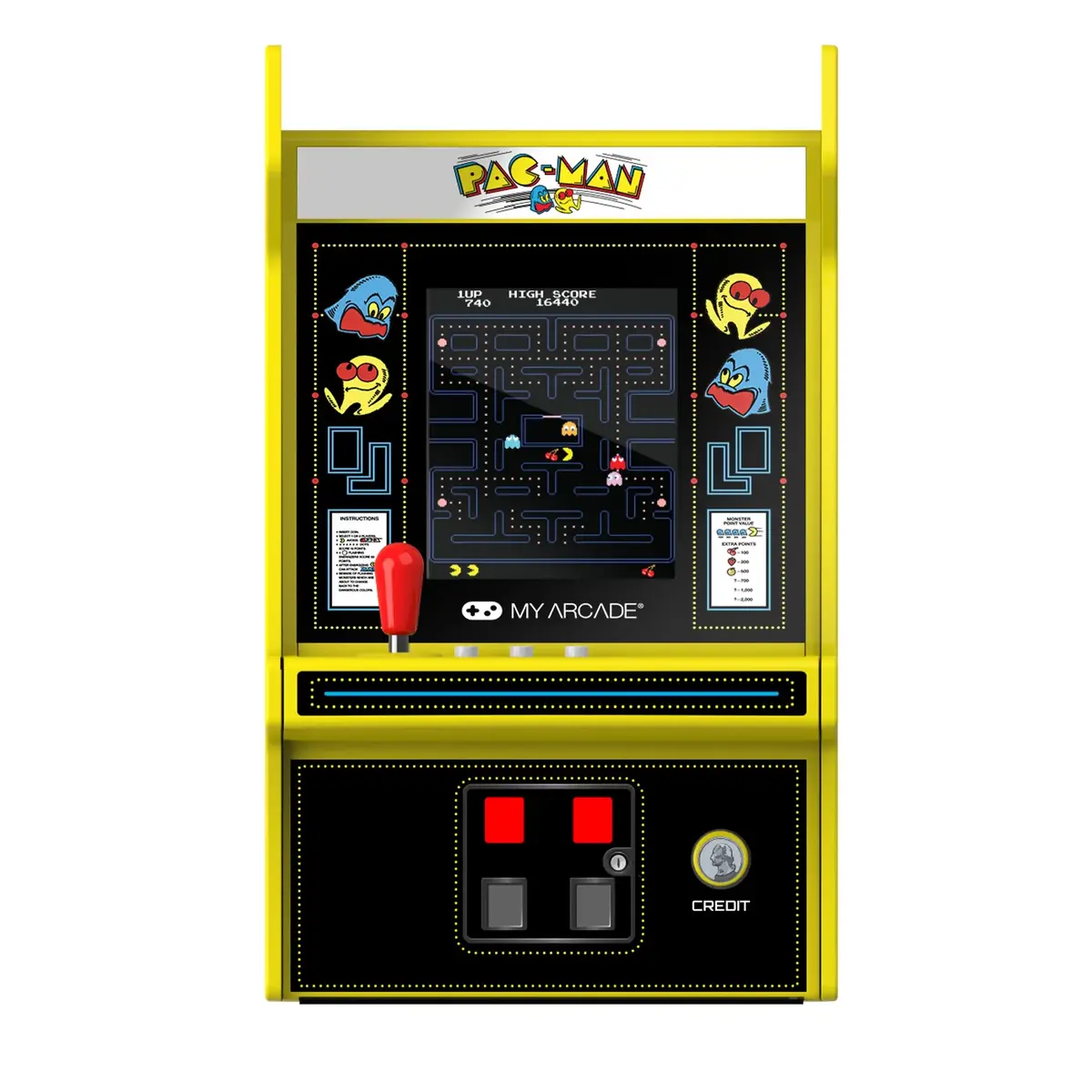 DREAMGEAR PAC-MAN Micro Player Pro портативная консоль Photo 3