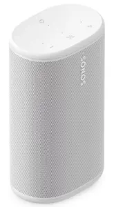 Stereo portatīvais skaļrunis Sonos Play — balts, iekšējais akumulators 35 Wh, Wi‑Fi 2.4–5 GHz, USB‑C uzlāde 18 W, Amazon Alexa