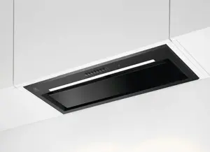 Wall-mounted cooker hood Electrolux LFG828K — 772×436×300 mm, 420 m³/h, black, buttons