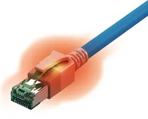 Networking cable EASYLAN Cat6a S/FTP (S-STP) Blue 2 m, RJ-45–RJ-45