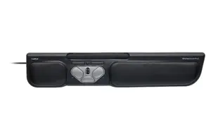 RollerMouse Pro3 ergonomic ambidextrous input device by Contour Design — optical 2400 DPI, USB-C, 8 buttons, rollerbar scroll, wired, black