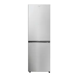 Freestanding refrigerator CANDY ECN4CQTEX186 — 355 L total, 235 L fridge, 120 L freezer, No Frost, stainless steel