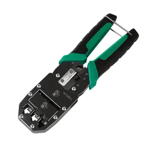 Crimping tool LOGILINK WZ0079 — crimper for network connectors, 210×65×18 mm, black/green