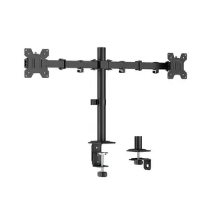 Monitor mount LOGILINK BP0217 dual 17–32 inch, up to 10 kg per arm, adjustable desk mounting