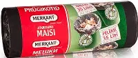 Мусорные пакеты 35 л Merkant, 50x63 см, LDPE 30 мкм, 0,258 кг, 10 шт.