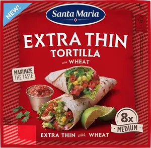 Kviešu tortilja, īpaši plāna 244 g, Santa Maria FS