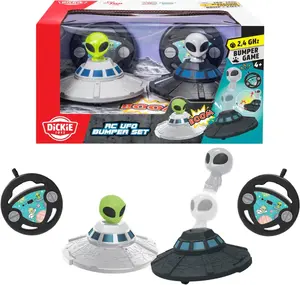 Remote Control UFO Bumper Set 2.4 GHz by Dickie — Model 201104015, RC flying bumper toy