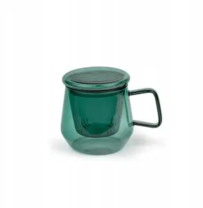 Tea for One set Bredemeijer Livorno 350 ml glass, green