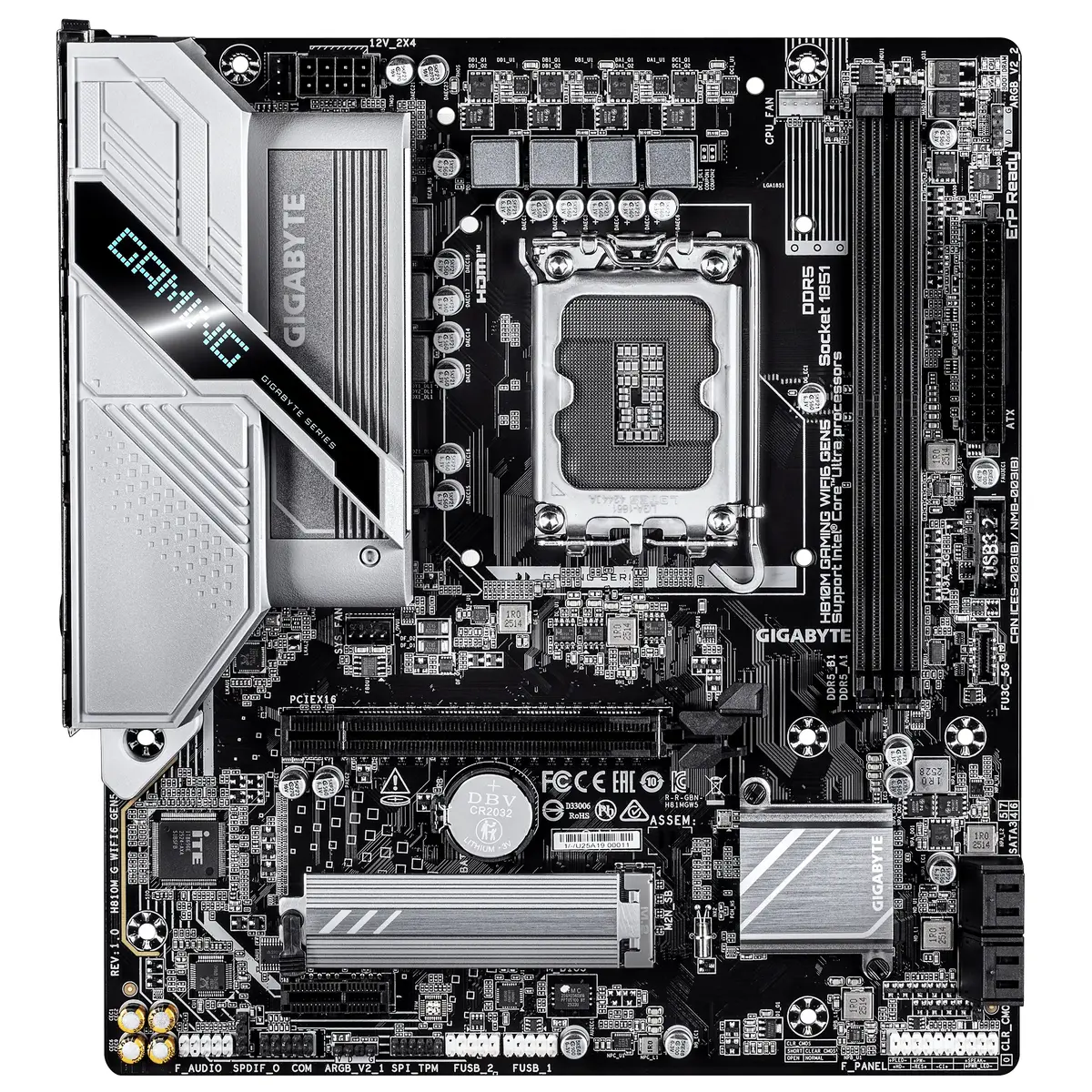 Материнская плата GIGABYTE H810M GAMING WIFI6 GEN5 Photo 2