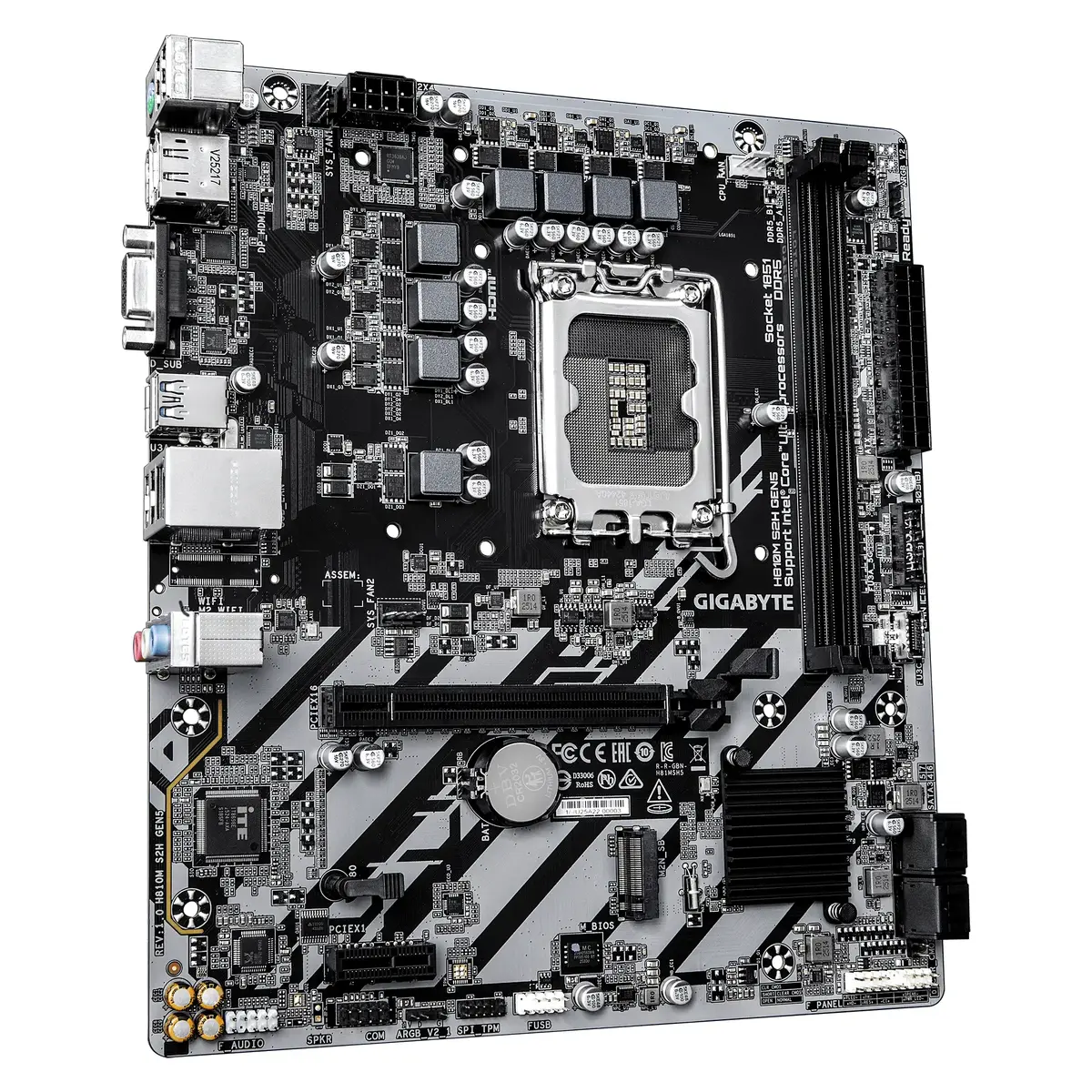 GIGABYTE H810M S2H GEN5 Micro ATX материнская плата Photo 3