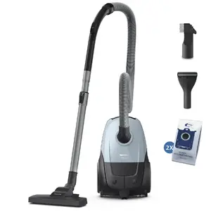 Slaidera putekļsūcējs Philips 2000 series XD1142/10 — 800 W, 3 L putekļu maisiņš, HEPA, sausa tīrīšana