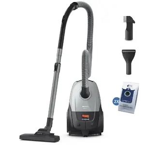 Cylinder vacuum Philips XD2142/12 — 850 W, 3 L dust bag, HEPA filter, dry cleaning