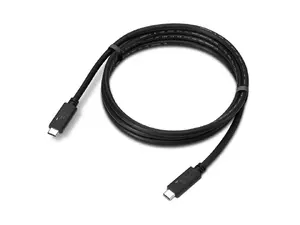 Lenovo 4X91U92143 USB4 Gen 2x2 Kabelis USB-C uz USB-C 1.5 m 20 Gbit/s Melns