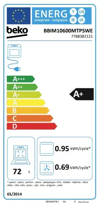 BEKO MBBIM10600MTPSWE встраиваемая духовка Photo 5