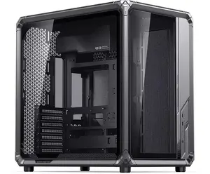 Jonsbo X400 Pro ATX Midi-Tower datora korpuss ar rūdīta stikla sānu paneli, pelēks