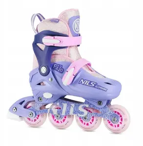 Recreational adjustable roller skates Nils Extreme NA13102 purple size 30–33