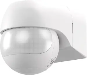 Motion sensor GOOBAY RB79593 — two-range, tilt-and-swivel mount, white
