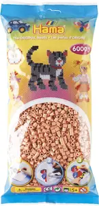 Tube beads Polesie Hama Beads 205-26 — orange, 6000 pieces
