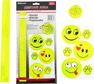 Atstarojošs komplekts Amio AMI-01618 — aproce, uzlīmes, piekariņš