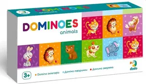 Dodo Domino tabletop game — Dodo Domino Zwierzęta, 29 pieces