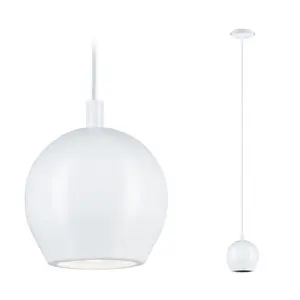 Griestu lampa Paulmann Shima GU10 apaļa balta, 1×GU10, 10 W, Ø 9,6 cm, A 1500 mm