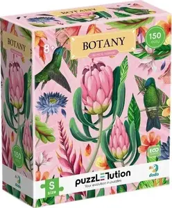 Puzle Dodo Puzzle EasyS 150 Botanika: Kwiaty — 150 detaļas, botānisko ziedu attēls